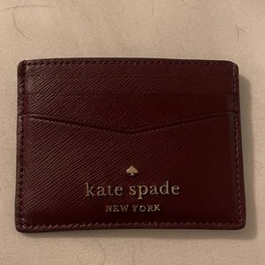 Kate Spade Leather Small Slim Card Wallet